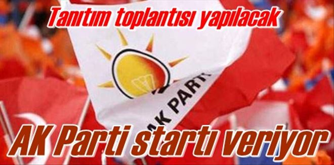 AK Parti startı veriyor