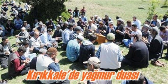 Kırıkkale´de   yağmur duası