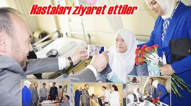 Hastaları ziyaret ettiler