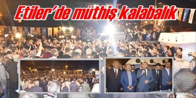 Etiler´de müthiş kalabalık