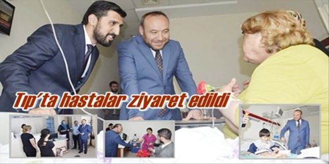 Tıp´ta hastalar ziyaret edildi