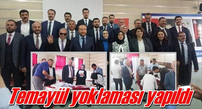 Temayül yoklaması yapıldı