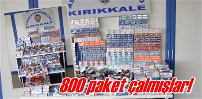 800 paket çalmışlar!