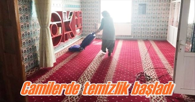 Camiler temizleniyor