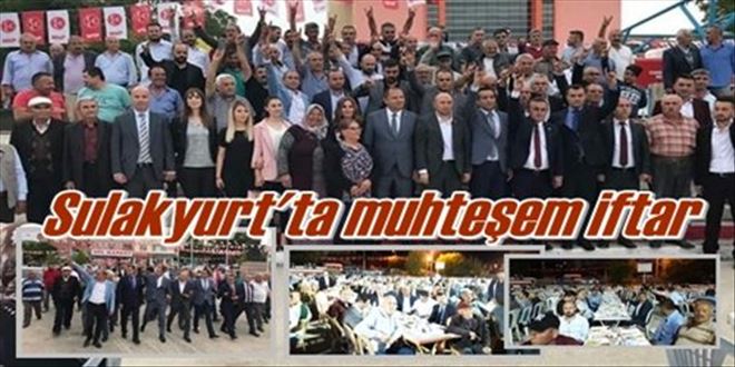 Sulakyurt´ta muhteşem iftar