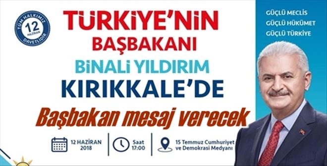 Başbakan mesaj verecek