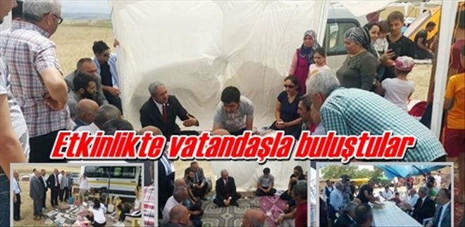 Adaylar şenliğe katıldı