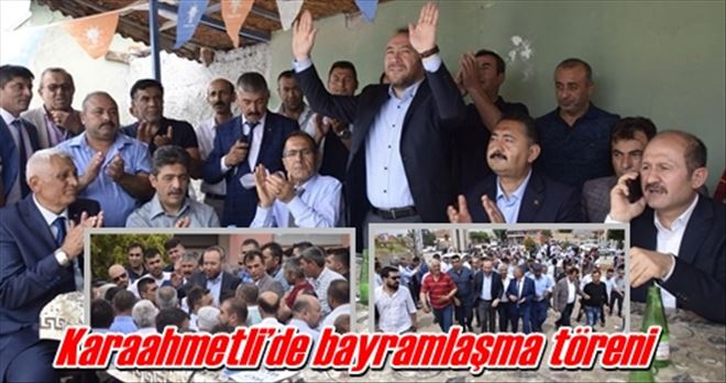 Karaahmetli´de bayramlaşma töreni
