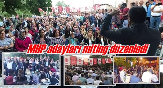Sanayi´de görkemli miting