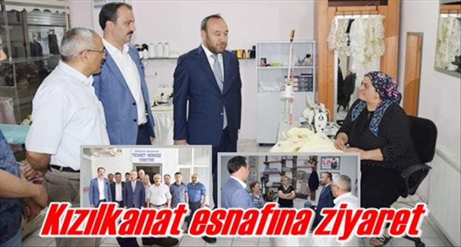 Kızılkanat esnafına ziyaret