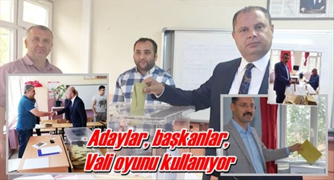 Adaylar oyunu kullanıyor