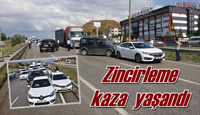 Kırıkkale´de zincirleme  trafik kazası: 11 yaralı