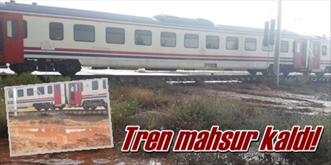 Kırıkkale´de 300 yolcuyu  taşıyan tren yolda kaldı