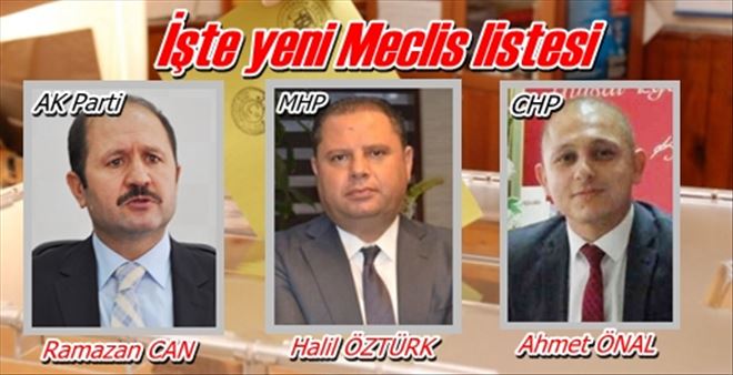 İşte yeni vekiller