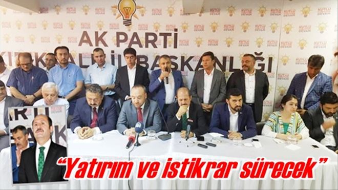 ?Yatırım ve istikrar sürecek?