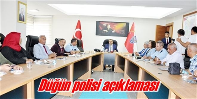 Düğün polisi açıklaması
