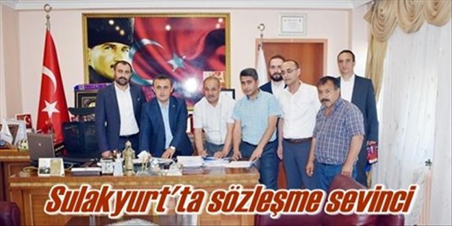 Sulakyurt´ta sözleşme sevinci 