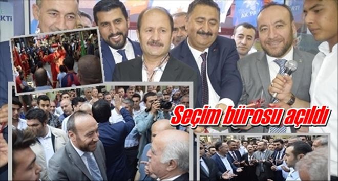 Seçim bürosu açıldı