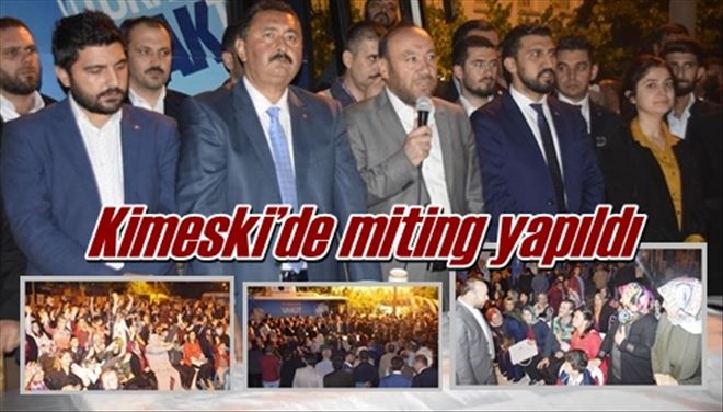 Kimeski´de miting yapıldı