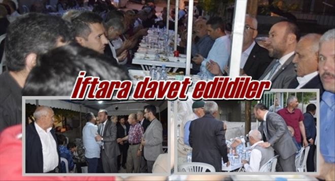 İftara davet edildiler