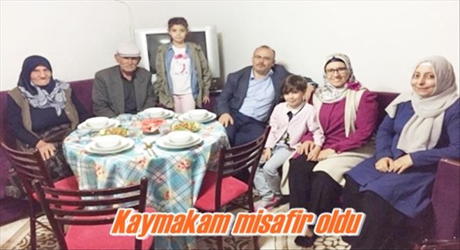 Şehit ailesiyle iftar