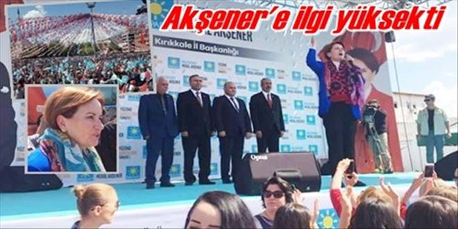 Akşener´e ilgi yüksekti
