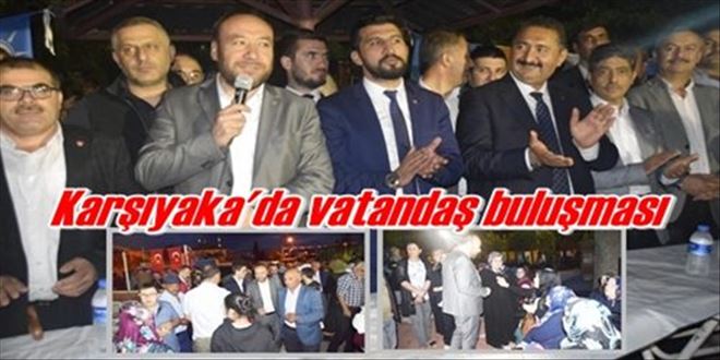 Karşıyaka´da vatandaş buluşması