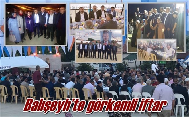 Balışeyh´te görkemli iftar