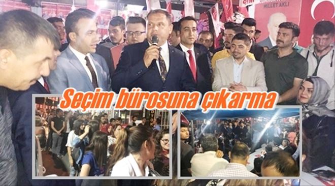 Seçim bürosuna çıkarma