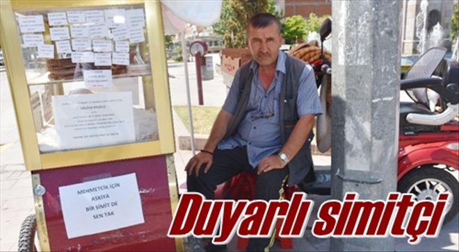 Duyarlı simitçi!