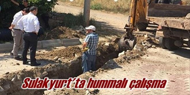 Sulakyurt´ta hummalı çalışma