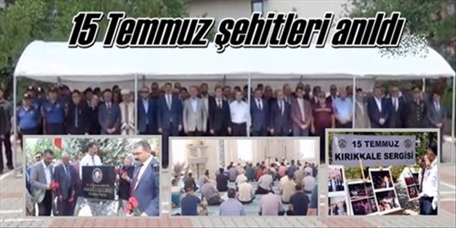 15 Temmuz şehitleri anıldı