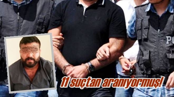 Suç makinası yakalandı!