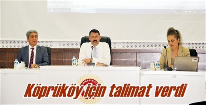 Köprü köy için alt yapı çalışması 