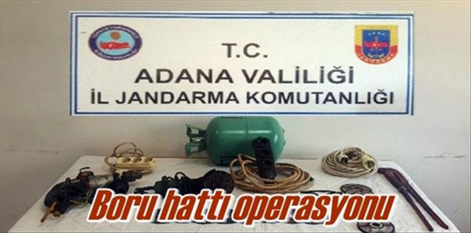 Petrol boru hattında hırsızlık 