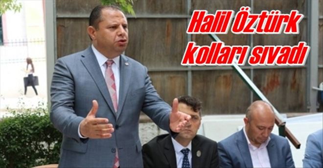 Öztürk kolları sıvadı