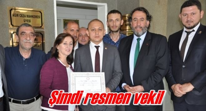 Önal mazbatasını aldı