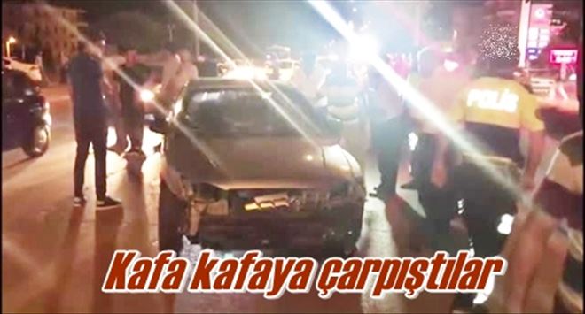 Kafa kafaya çarpıştılar