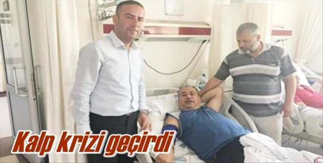Kalp krizi geçirdi