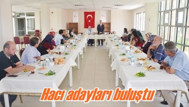 Hacı adayları buluştu