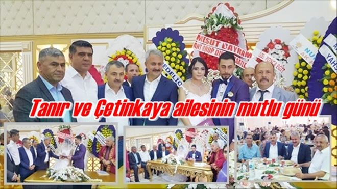 Tanır ve Çetinkaya ailesinin mutlu günü
