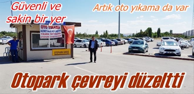 Otopark çevreyi düzeltti