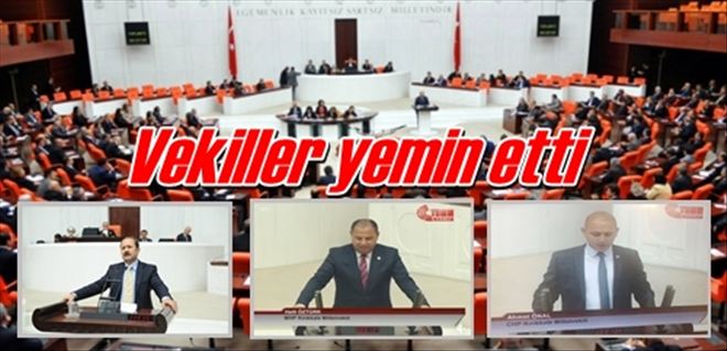 Vekiller yemin etti