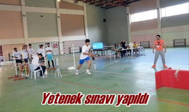 Yetenek sınavı yapıldı