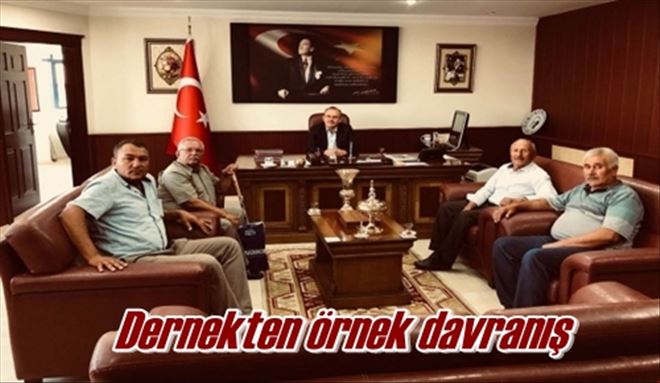 Dernekten örnek davranış