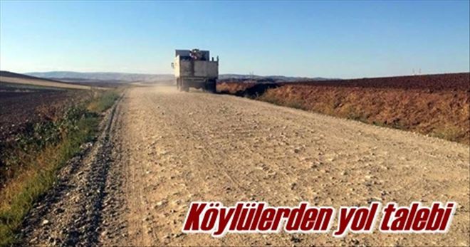 Köylülerden yol talebi 