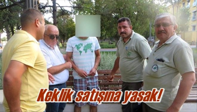 Keklik satışına yasak!