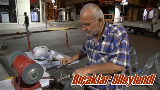 Bıçaklar bileylendi