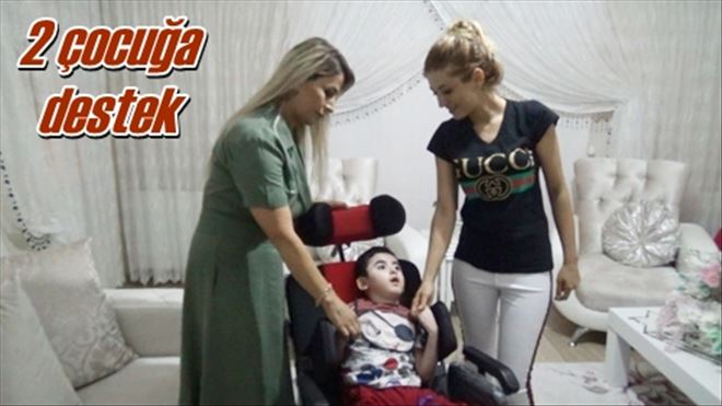 2 çocuğa destek