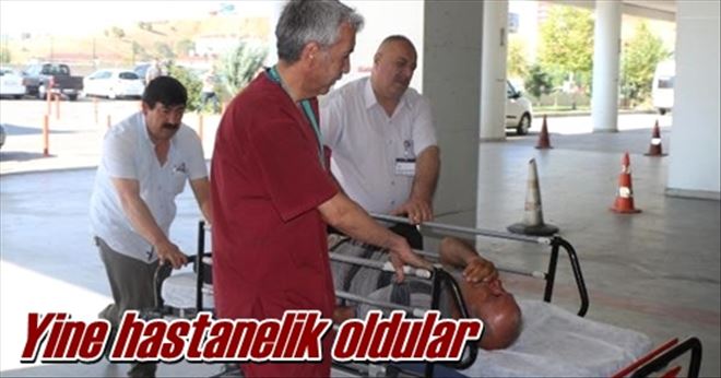 Yine hastanelik oldular